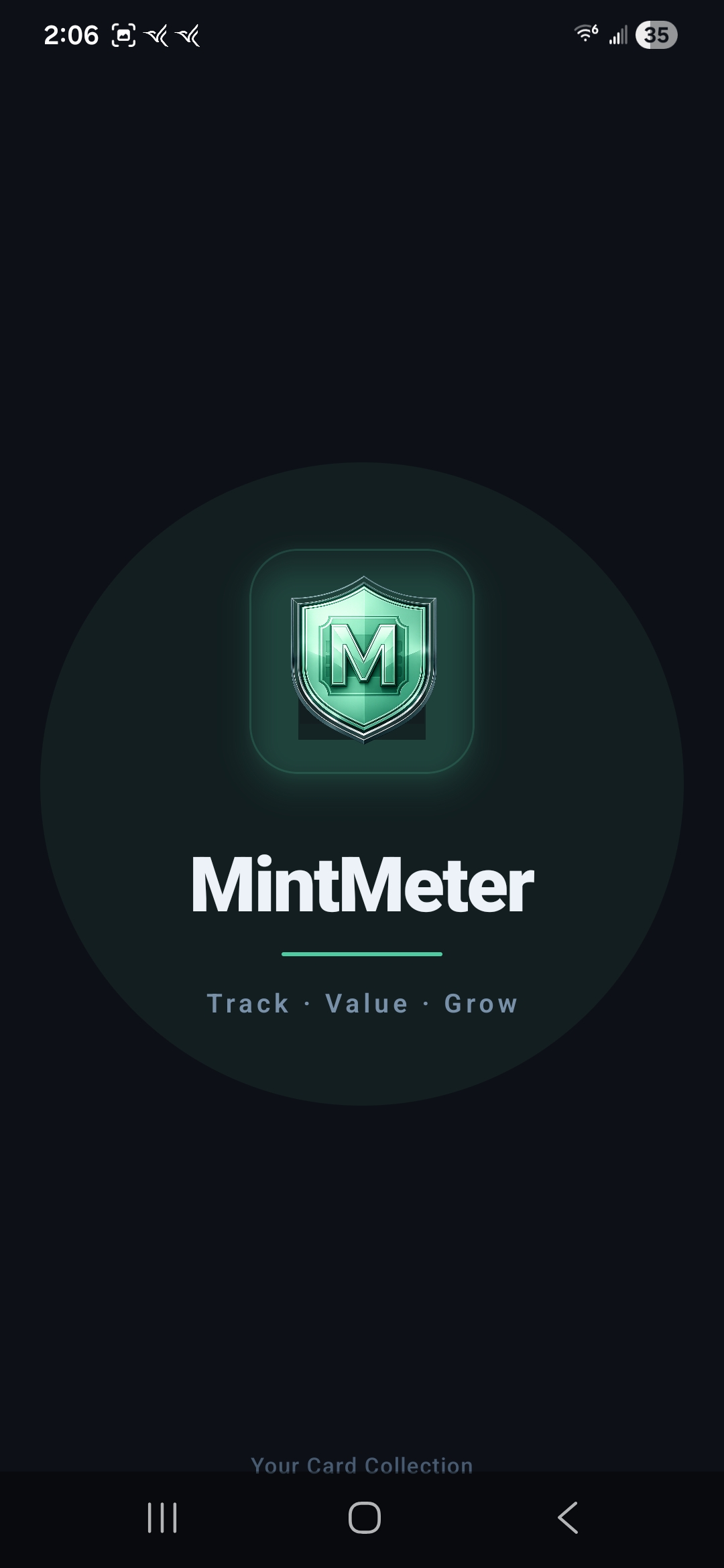 MintMeter splash screen